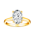 Moissanit Ring Claire - Gold