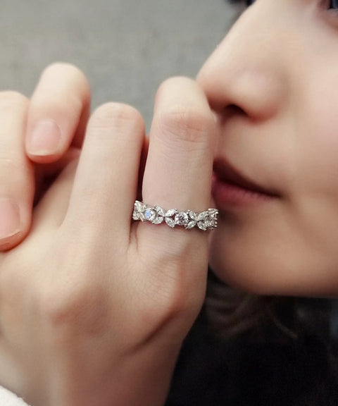 Moissanit Ring Liora - Gold
