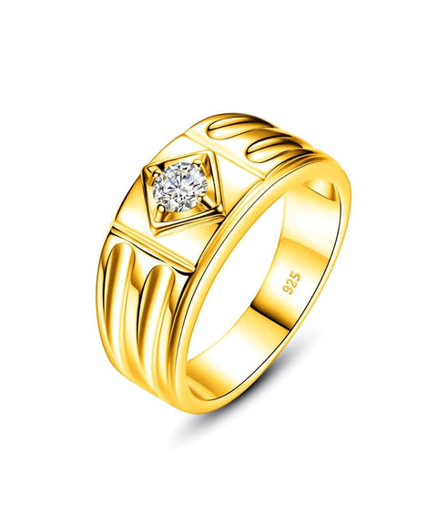 Moissanit Ring Arden - Gold