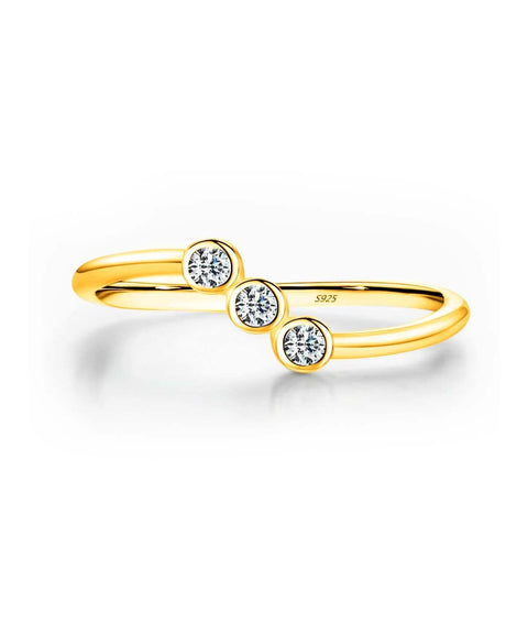 Moissanit Ring Amara - Gold