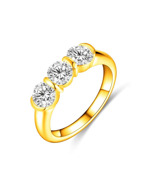 Moissanit Ring Evolet - Gold