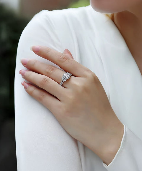 Moissanit Ring Oris - Gold