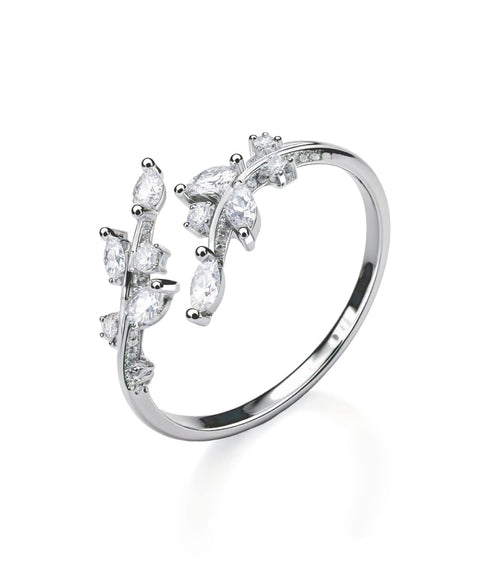 Moissanit Ring Flora