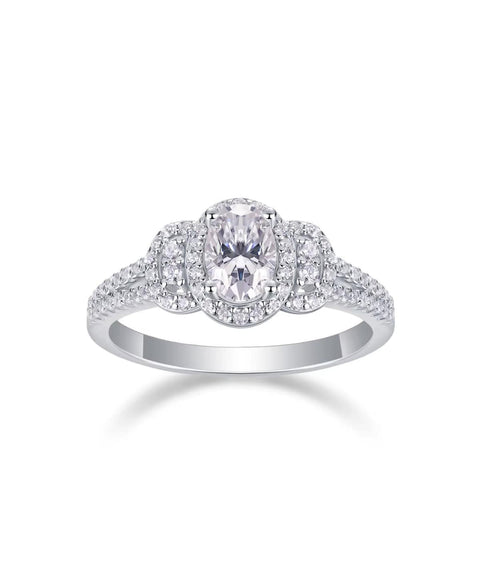 Moissanit Ring Oris - Gold