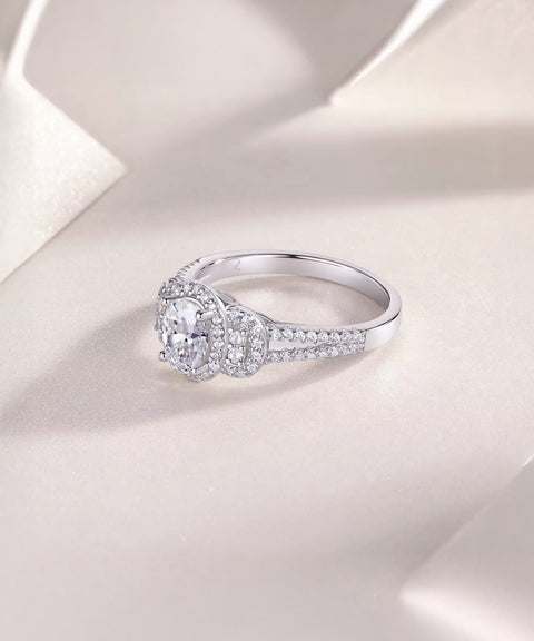 Moissanit Ring Oris - Gold
