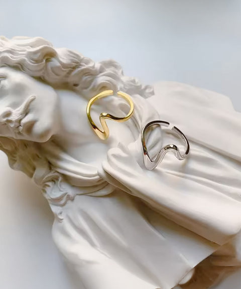 Ring Wave - Gold