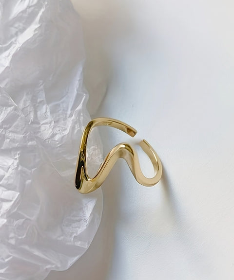 Ring Wave - Gold