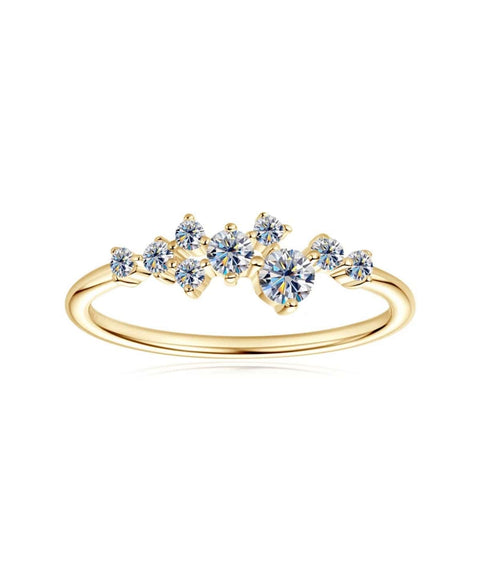 Moissanit Ring Sienna - Gold