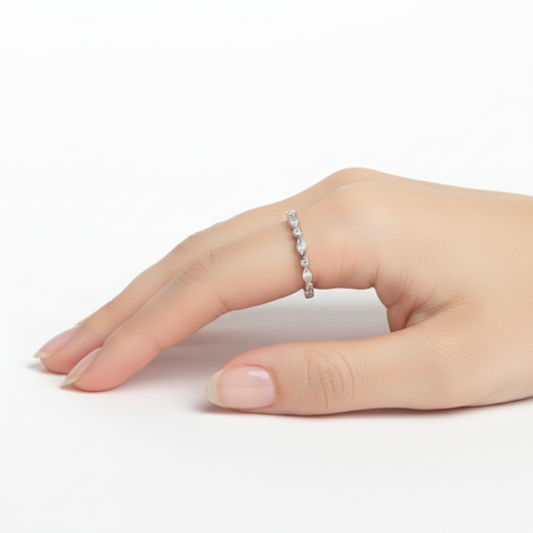 Moissanit Ring Mercury