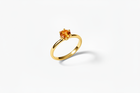 Moissanit Ring San Bélle Solara - Gold