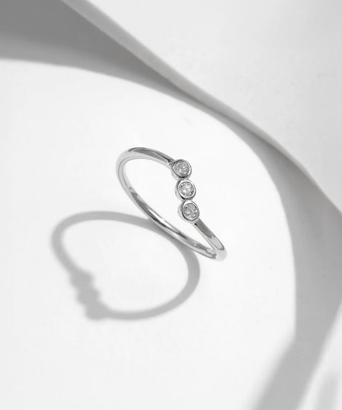 Moissanit Ring Amara - Gold
