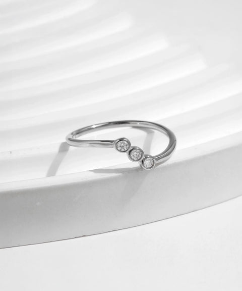 Moissanit Ring Amara - Gold