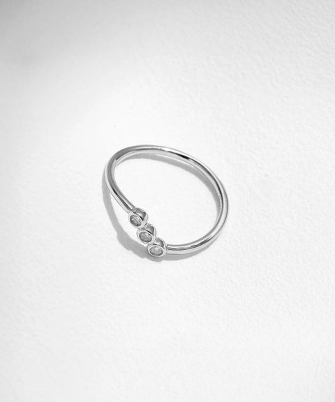 Moissanit Ring Amara - Gold