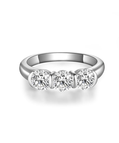 Moissanit Ring Evolet - Gold