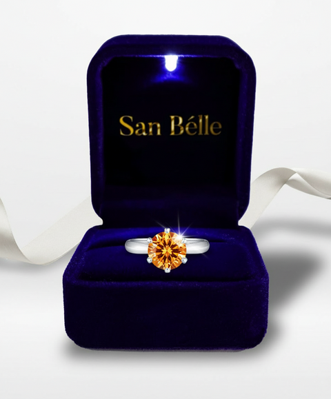 Moissanit Ring San Bélle Solara