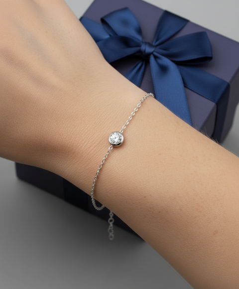 Moissanit Armband Chloé