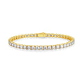 Moissanit Tennis Armband - Gold